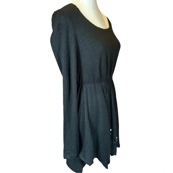 Love Tree Black Asymmetrical Dress - Picture 3 of 10